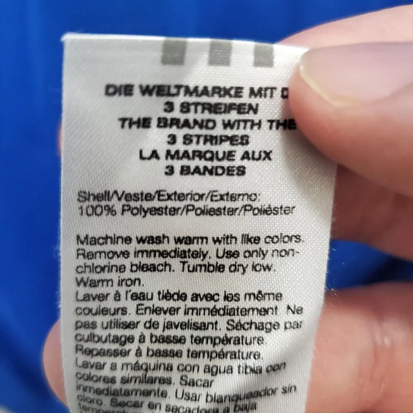 Adidas Clima365 Men's Blue Stripe Breathable Short Sleeve Athletic Top Size L‎ - Picture 5 of 7